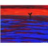 Image 2 : Wyland- Original Painting on Canvas "Swim"