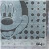 Image 2 : Gail Rodgers, "Mickey Mouse" Hand Signed Original Hand Pulled Silkscreen Mixed Media on Canvas with 