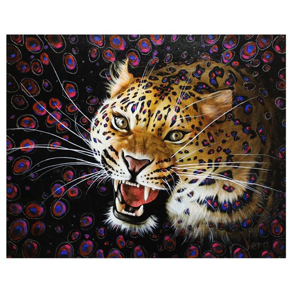 Vera V. Goncharenko- Original Giclee on Canvas "Angry"