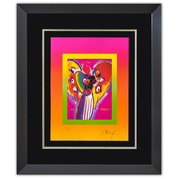 Peter Max- Original Lithograph "Angel With Heart"