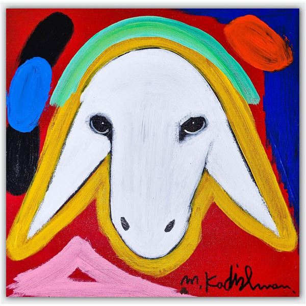 Menashe Kadishman- Original Acrylic on Canvas "Untitled"