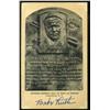 Image 1 : Babe Ruth. Signed. H.O.F. Plaque w/JSA LOA        
