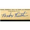 Image 2 : Babe Ruth. Signed. H.O.F. Plaque w/JSA LOA        