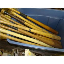 Large Lot of Baseball Bats