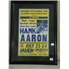 Image 1 : Autographed Hank Aaron Convention Poster