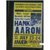 Image 2 : Autographed Hank Aaron Convention Poster