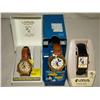 Image 1 : Lot of Three Mickey Mouse Lorus Watches.