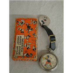Ingersoll Mickey Mouse Pocket Watch.
