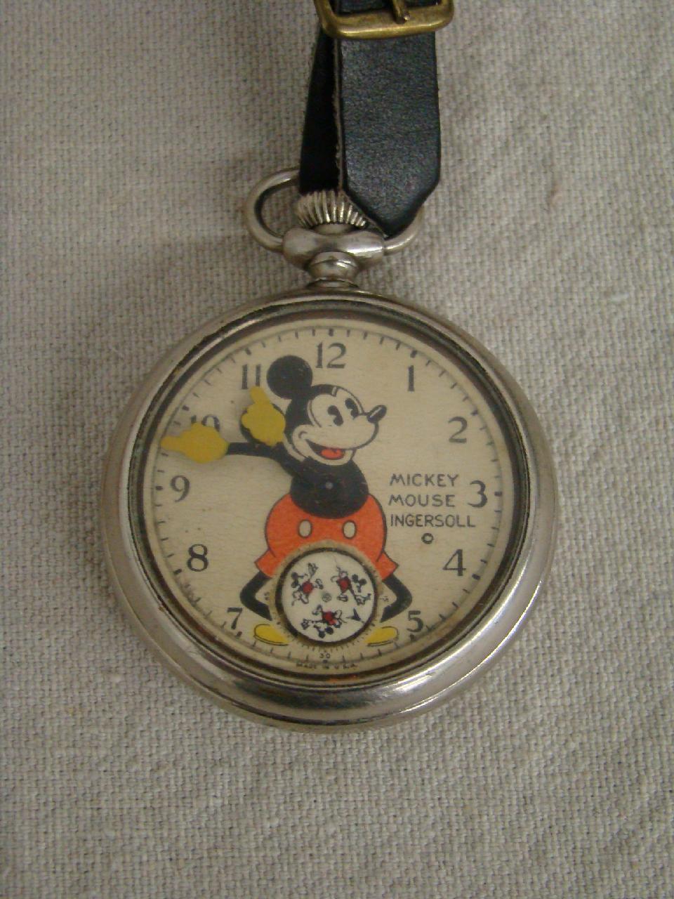 Ingersoll Mickey Mouse Pocket Watch.