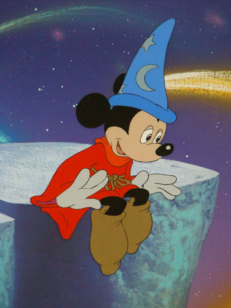 Mickey Mouse Sorcerer's Apprentice Cel 1980's