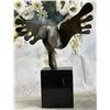 Image 2 : Signed Dali Abstract Female Sunshine Bronze Sculpture Marble Base Figure