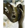 Image 4 : Signed Dali Abstract Female Sunshine Bronze Sculpture Marble Base Figure