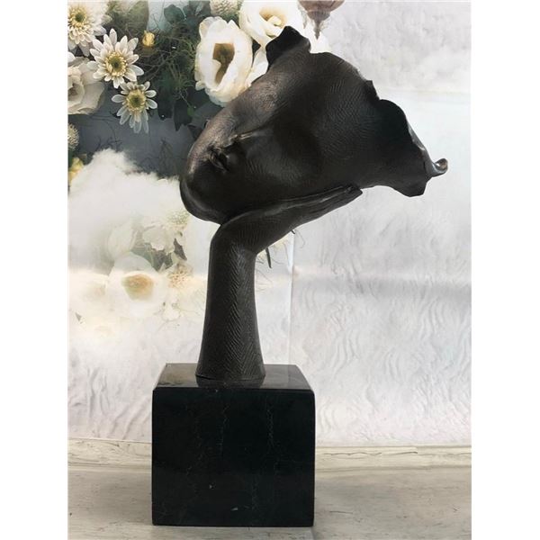 Handcrafted Female Version Salvador Dali Bronze Masterpiece Sculpture Figurine