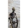 Image 3 : Skeleton Thinking Man Bronze Statue