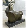 Image 1 : Mid Century Rare Botero Bull 100% Bronze Sculpture