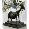 Image 1 : Picasso Goat Abstract Bronze Figure Sculpture Statue Marble Base Modern Art