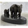 Image 2 : Bronze Mother and Child African Elephant Animal Kingdom Sculpture by Barye