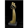 Image 4 : Signed Original Rare Milo Abstract Modern Art Kissing Couple Bronze Sculpture