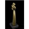 Image 5 : Signed Original Rare Milo Abstract Modern Art Kissing Couple Bronze Sculpture