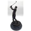 Image 5 : Bronze Golf Shot Statue With Tiered Marble Base