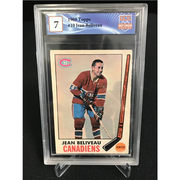 1969 TOPPS NO.10 JEAN BELIVEAU (GCG 7)