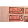 Image 2 : (4) $2 Bills - 1954 (poor condition)