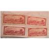 Image 8 : (4) $2 Bills - 1954 (poor condition)