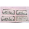 Image 6 : (4) $1 Bills - 1954 (1), 1967 (3)
