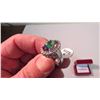 Image 2 : Fny Ring Green Stone - size 6