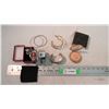 Image 1 : mix lot - earrings, watches, bracelets, makeup powder mirror