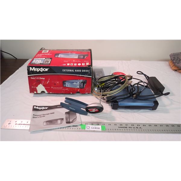 Maxtor External Hard drive untested