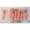 Image 1 : (7) plastic dress me dolls - in package - (sleepy eyes - reliable)