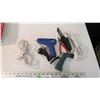 Image 1 : Glue gun with misc cords + hand tools