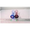 Image 3 : colored glass vases (2)
