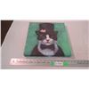 Image 1 : Tuxedo cat picture on canvas - Lucia Heffernan publishing - 14x14