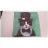 Image 2 : Tuxedo cat picture on canvas - Lucia Heffernan publishing - 14x14