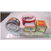 Image 4 : (5) Variety of tins