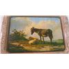 Image 2 : Donkey tin tray - Eugene Verboeckhoven 1798-1881