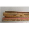 Image 2 : (6) Vintage yardsticks