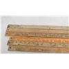 Image 2 : (6) Vintage yardsticks