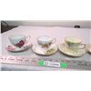 Image 2 : (5) Cup + Saucer matching sets