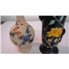 Image 2 : Brentleigh vase glass + flower vase - 9.5" tall