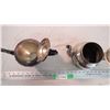 Image 4 : (2) electro plated silver teapots