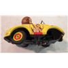 Image 2 : Monkey in car - tin wind up toy - missing wheel - not working