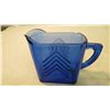 Image 2 : Cobalt blue pitcher - 3 3/4 tall (has chip on top)