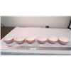 Image 1 : (6) Pink ceramic bowls