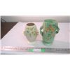 Image 1 : (2) Hand painted vases