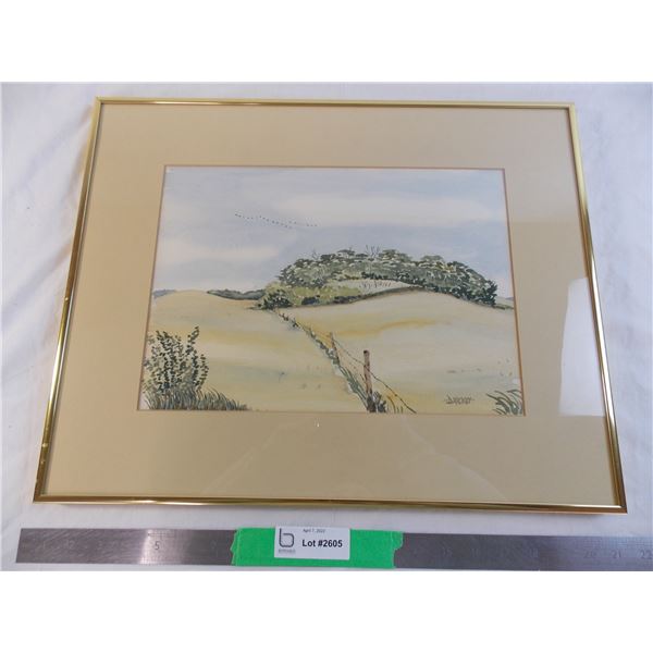 Framed picture - by D Mickey? - 20x16