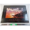 Image 1 : Dream - motivational poster in frame - 24x18