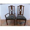Image 1 : (2) vintage wooden chairs